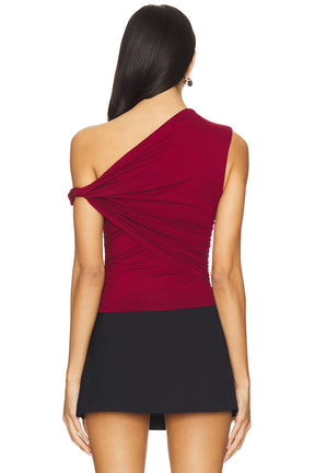 superdown Alessia Top in Oxblood