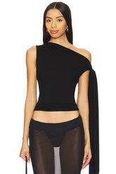 superdown Coletta Top in Black