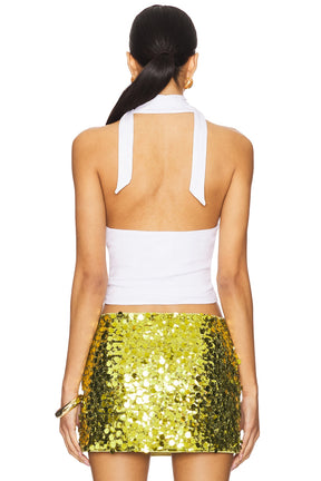 superdown Jessalyn Halter Top in White