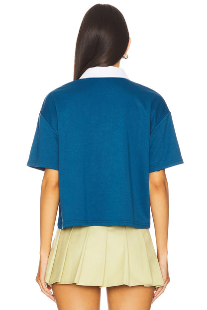 superdown Alinia Polo Top in Blue