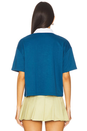 superdown Alinia Polo Top in Blue
