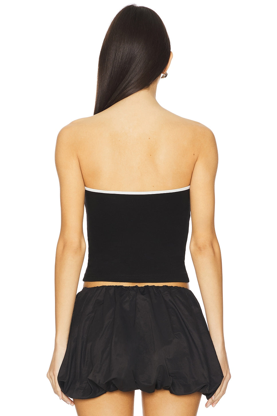 superdown Whitney Strapless Top in Black