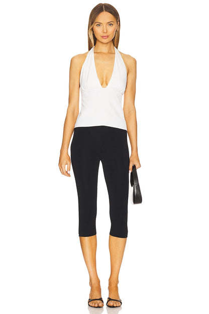 superdown Dona Halter Top in White