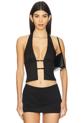superdown Dulcie Top in Black