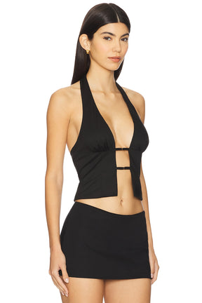 superdown Dulcie Top in Black