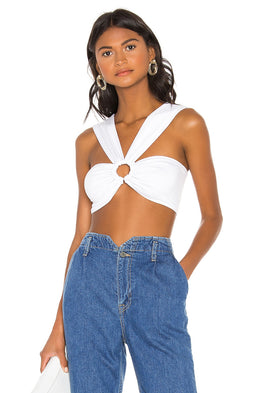 superdown Odette O Ring Top in White