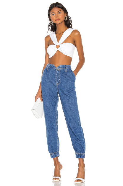 superdown Odette O Ring Top in White