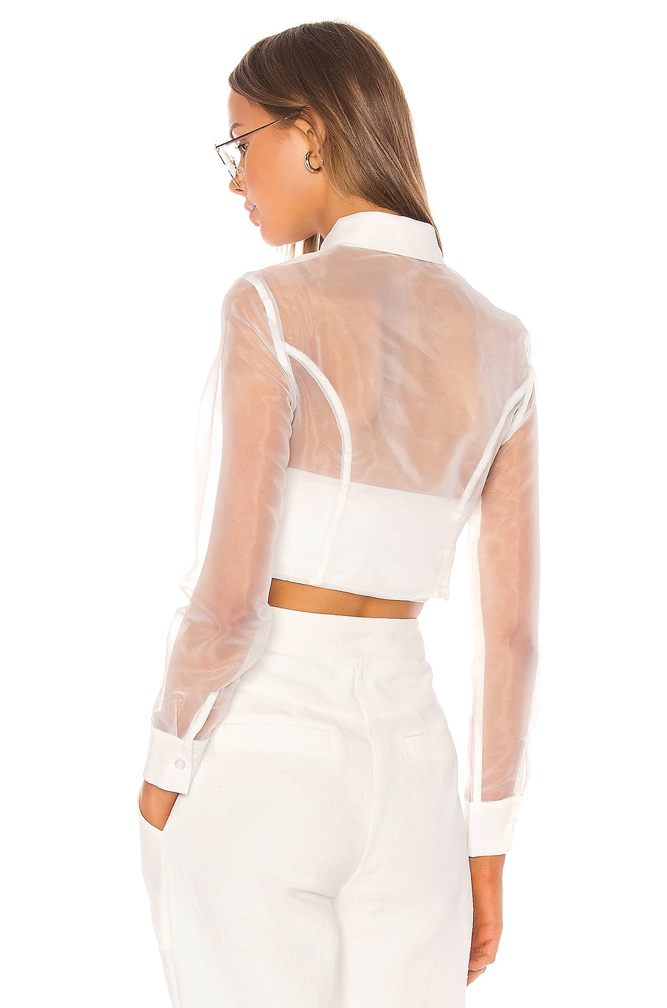 superdown Helena Button Up Top in White