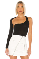 superdown Alessandra Bodysuit in Black