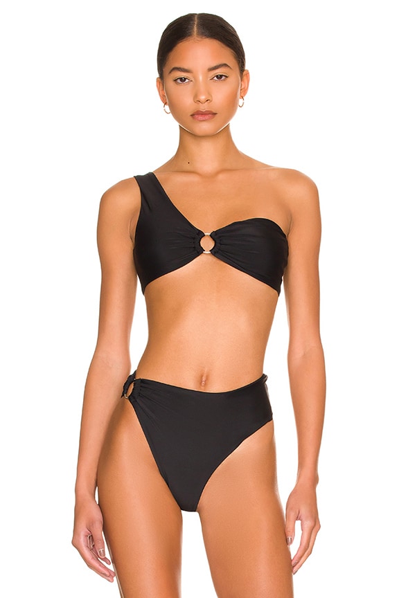 superdown Tyler Bikini Top in Black