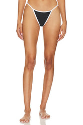 superdown Gianna Bikini Bottom in Black & White
