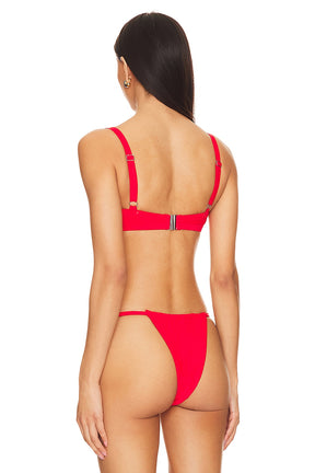 superdown Chiara Bikini Top in Red
