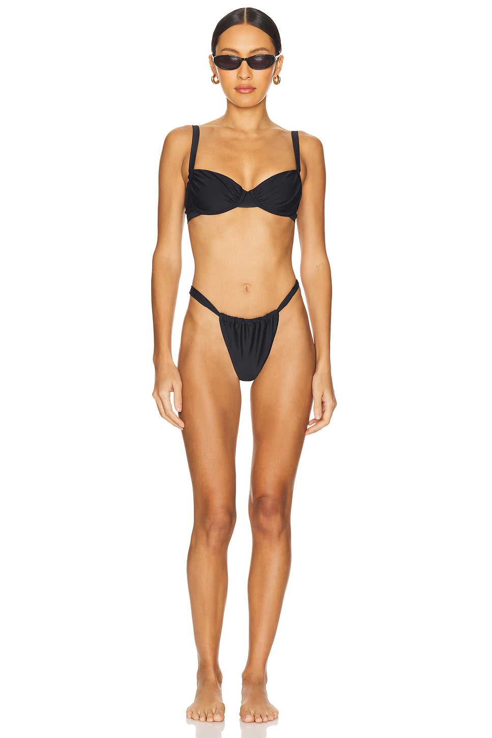 superdown Chiara Bikini Bottom in Black