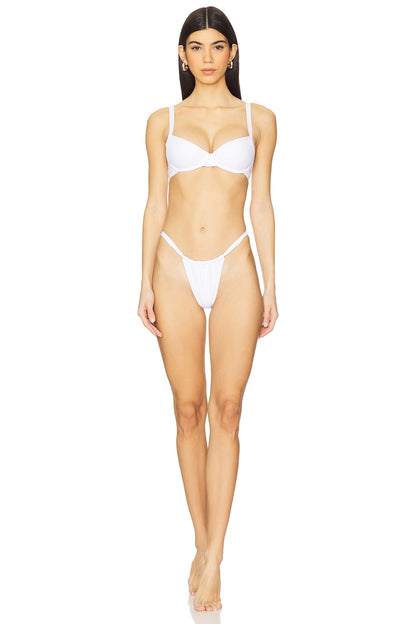superdown Chiara Bikini Bottom in White