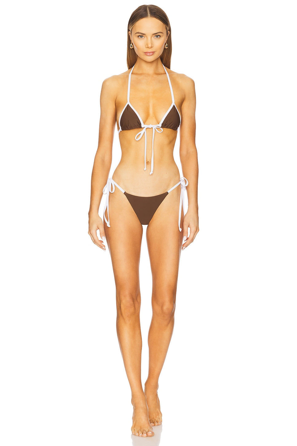 superdown May Bikini Bottom in Brown