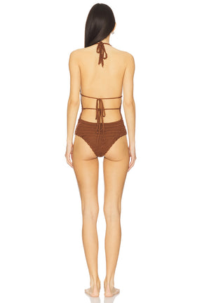 superdown Axella Sunsuit in Brown