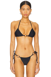 superdown Jessica Bikini Top in Black