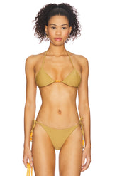 superdown Elizabeth Bikini Top in Green