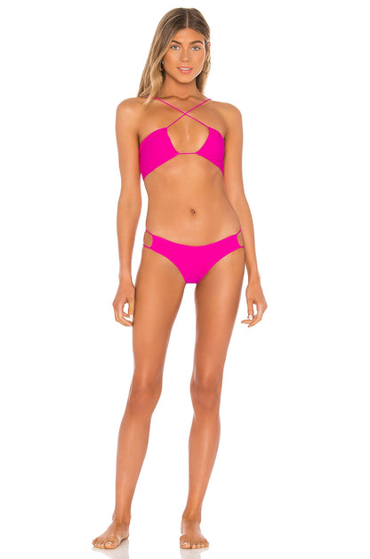 superdown Zana Bikini Bottom in Pink