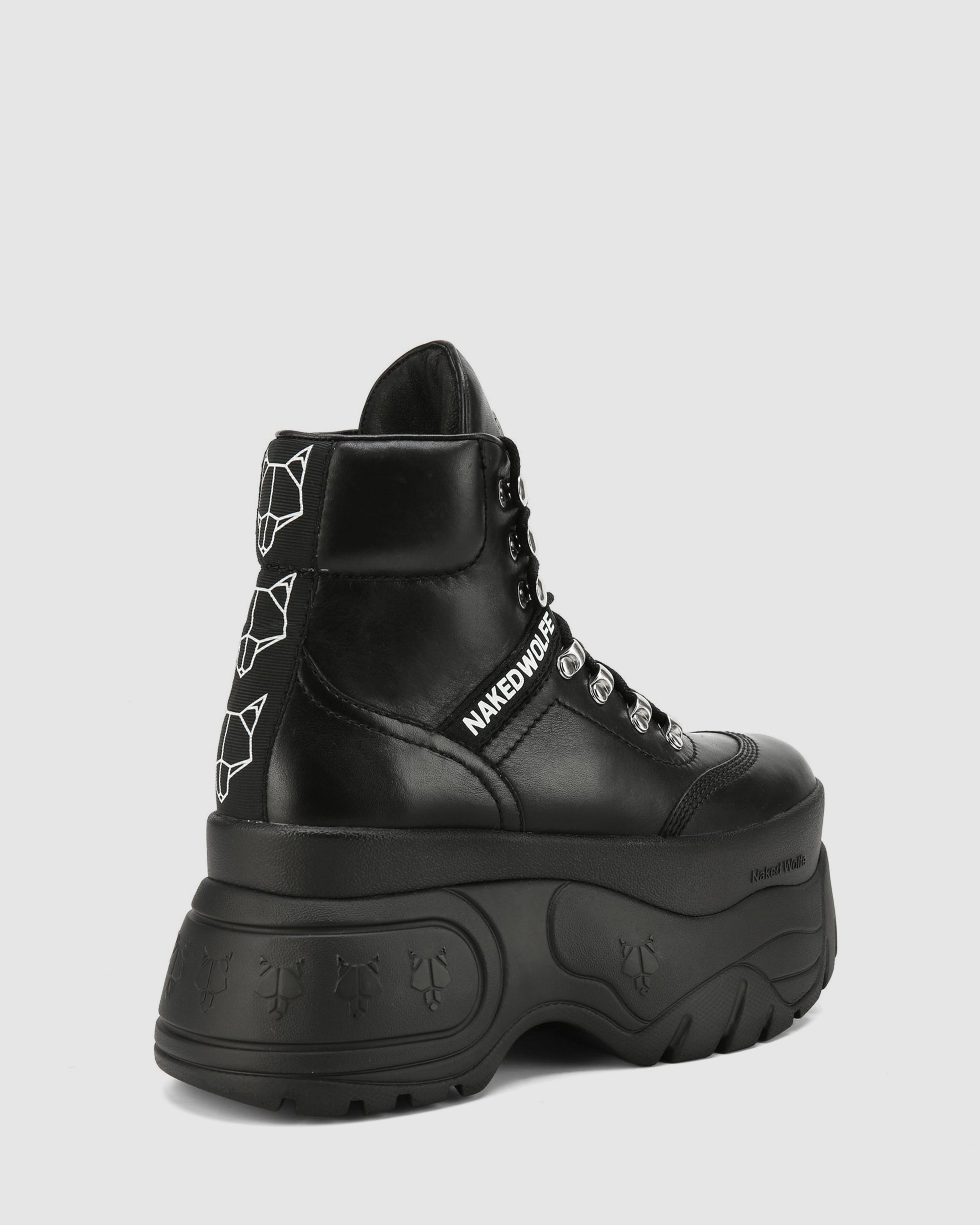 Spike Black Leather