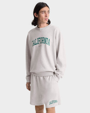 California Gym Short - Heather Gray/Alpine