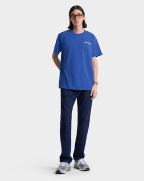 Health is Wealth T-Shirt - Team Blue/White