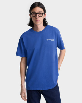 Health is Wealth T-Shirt - Team Blue/White