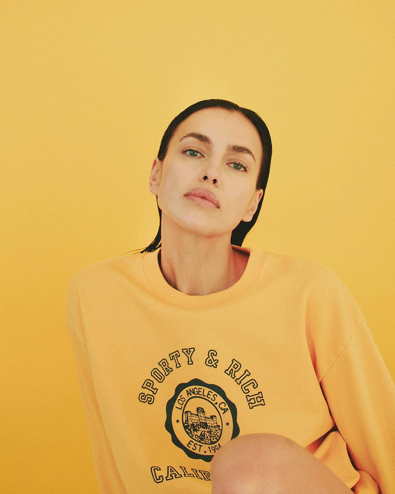 California Emblem Crewneck - Faded Gold