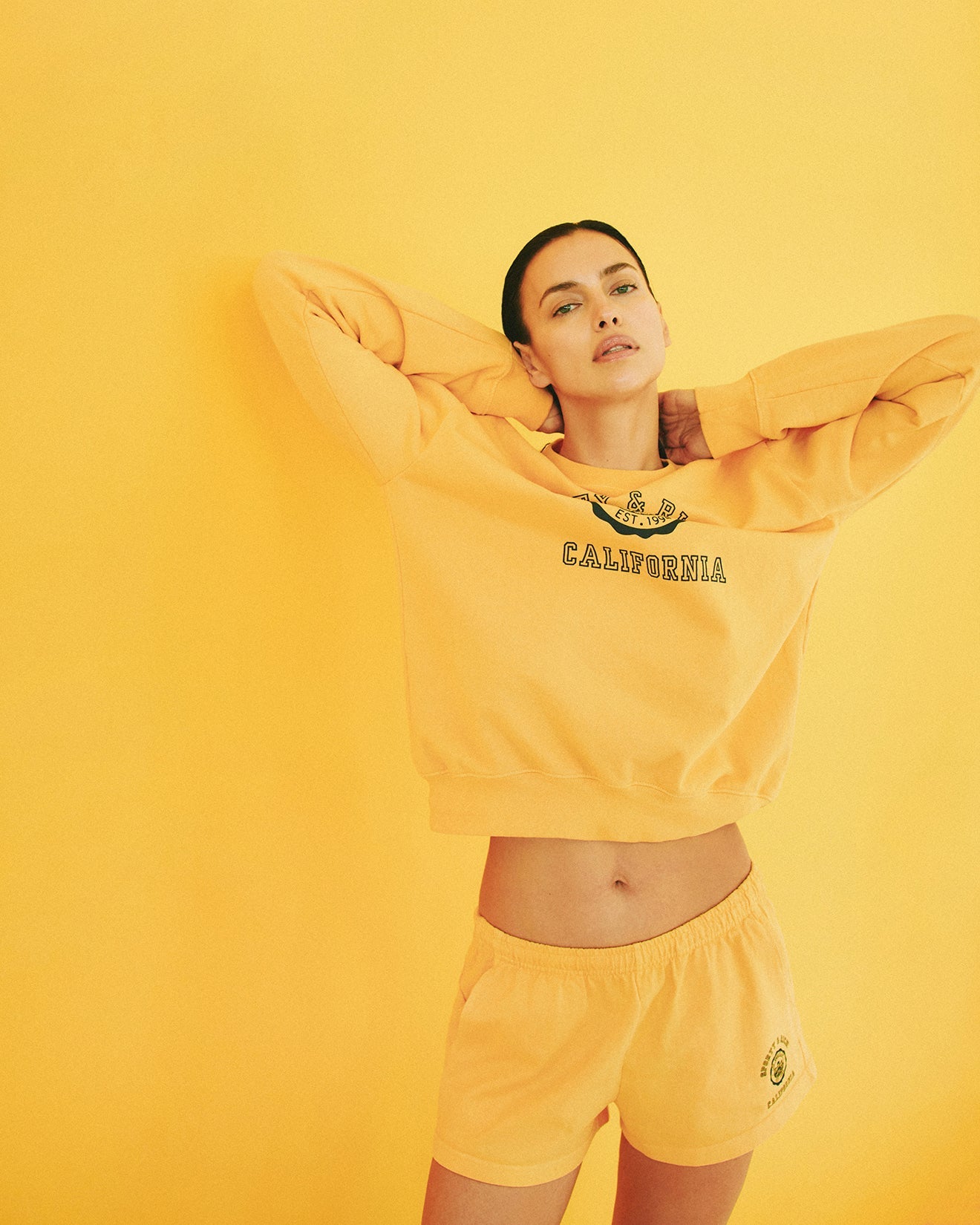 California Emblem Crewneck - Faded Gold