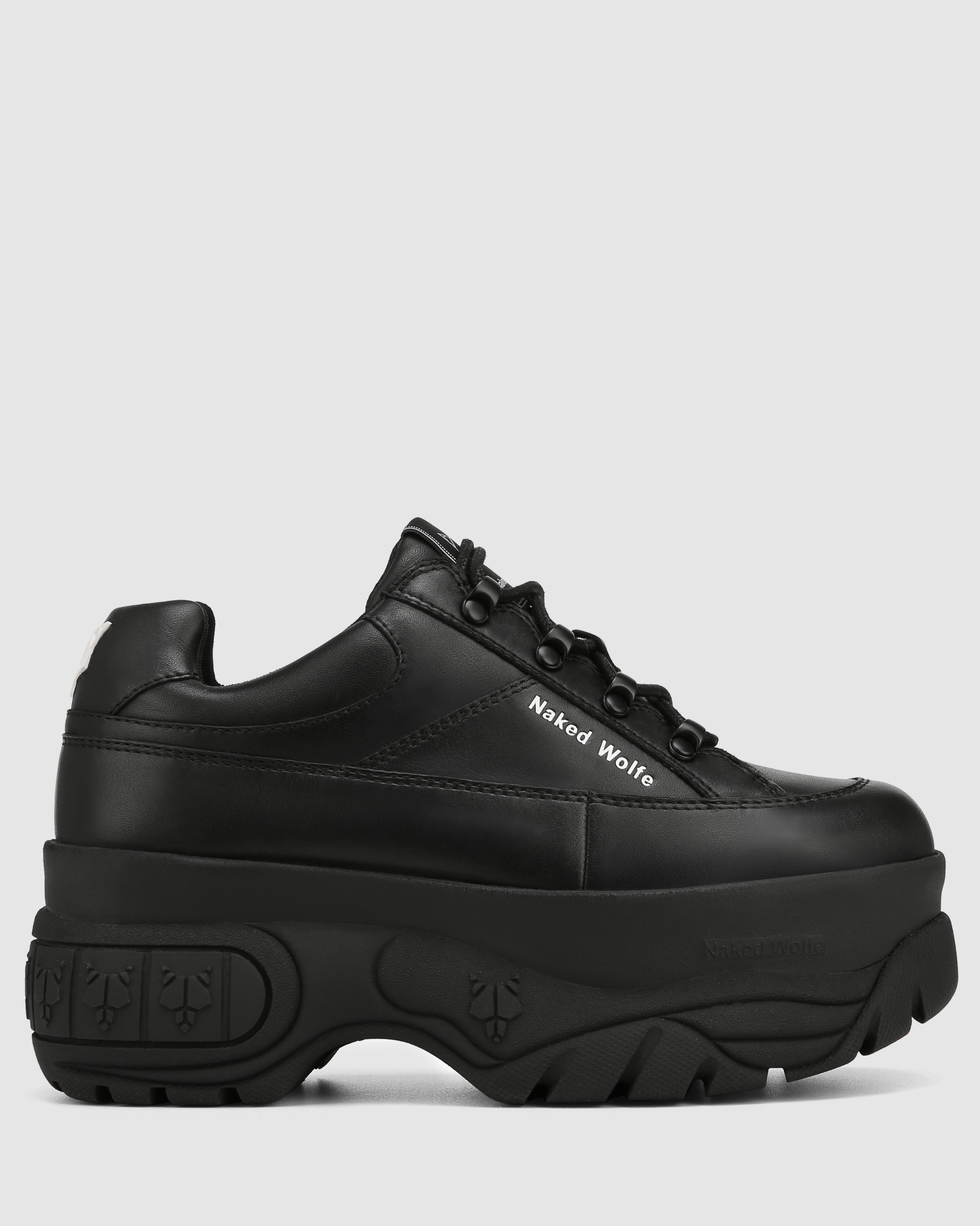 Sporty Black Leather