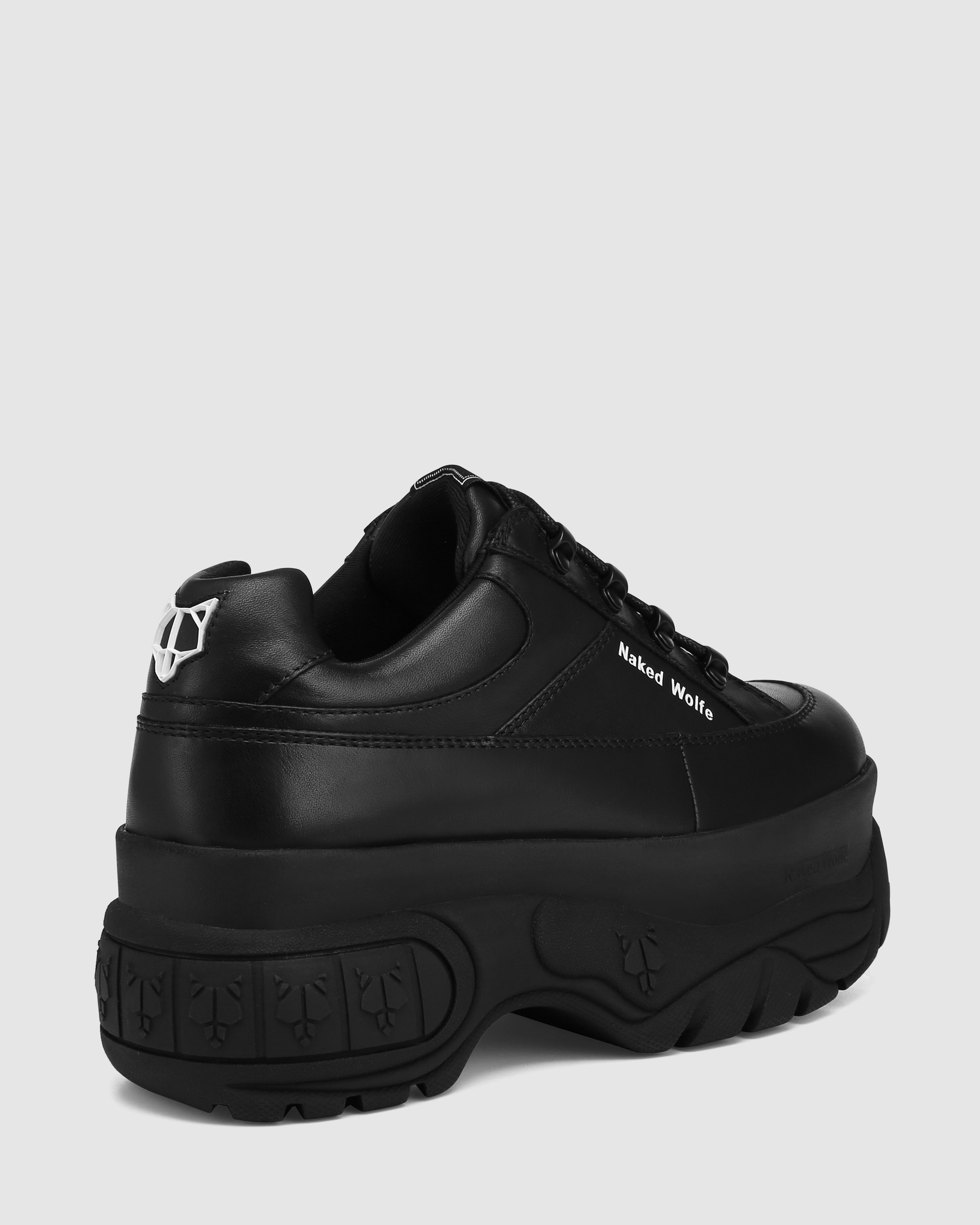 Sporty Black Leather