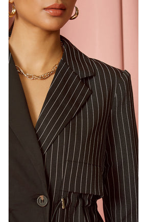 superdown Gemini Blazer in Black