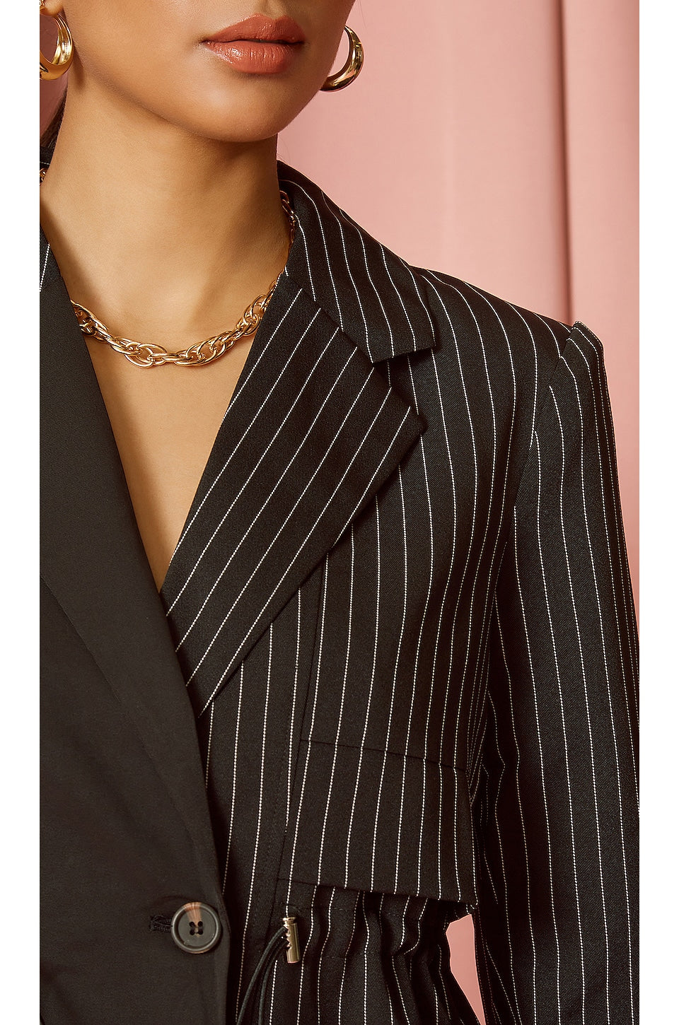 superdown Gemini Blazer in Black