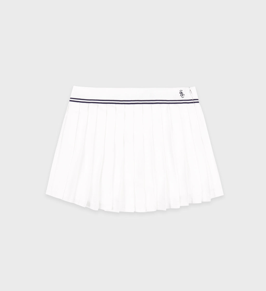 SRC Logo Abigail Skirt - White/Navy