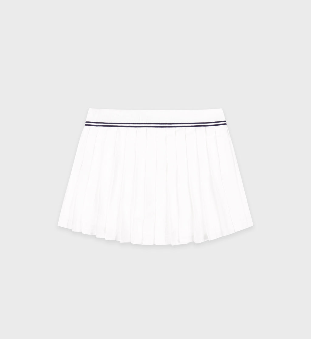 SRC Logo Abigail Skirt - White/Navy