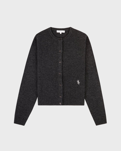 SRC Cashmere Cardigan - Dark Grey