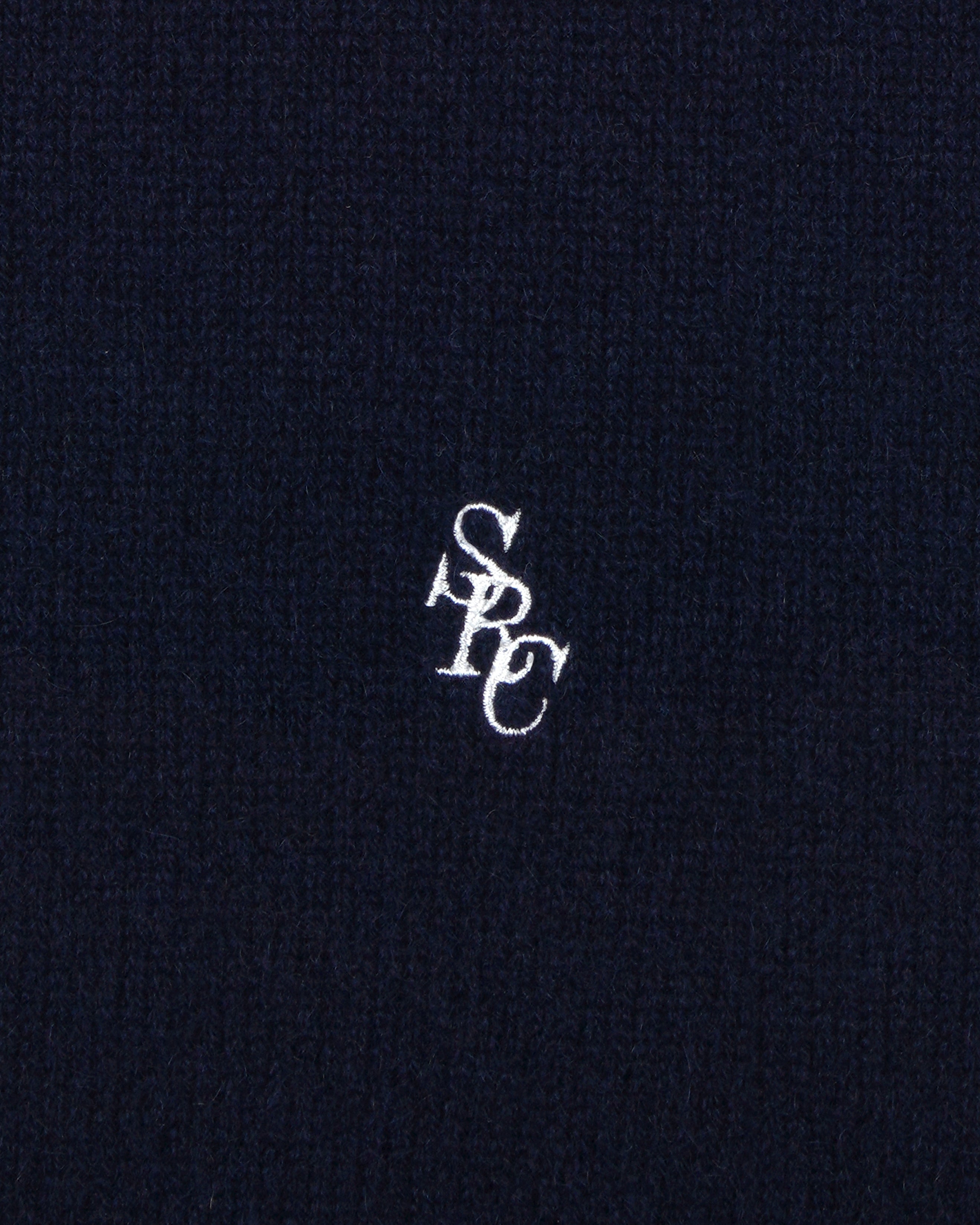 SRC Cashmere Cardigan - Navy/White