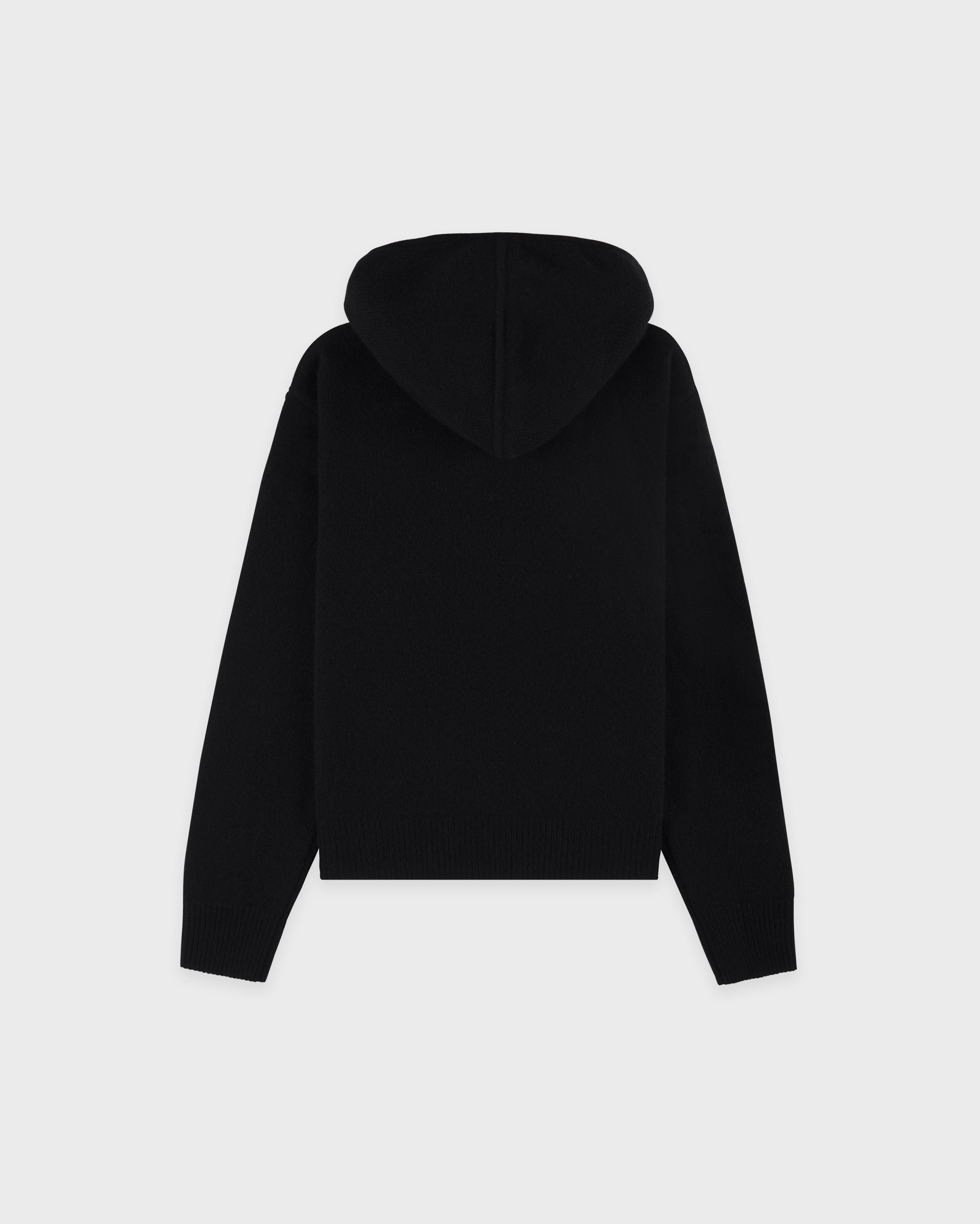 SRC Cashmere Hoodie - Black/White