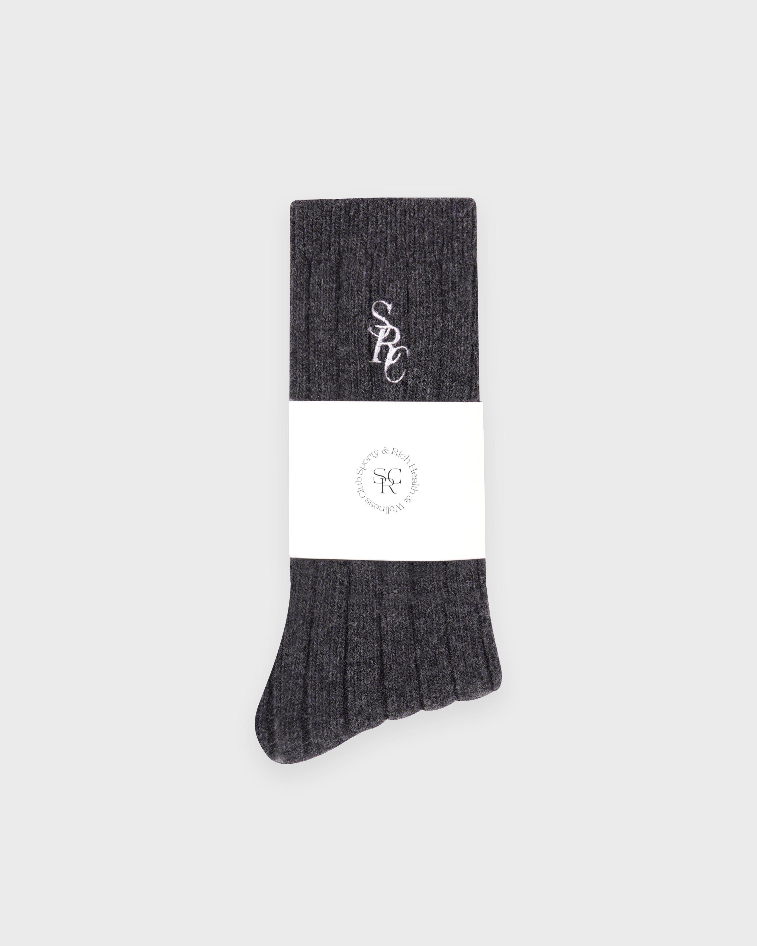 SRC Cashmere Socks - Dark Grey