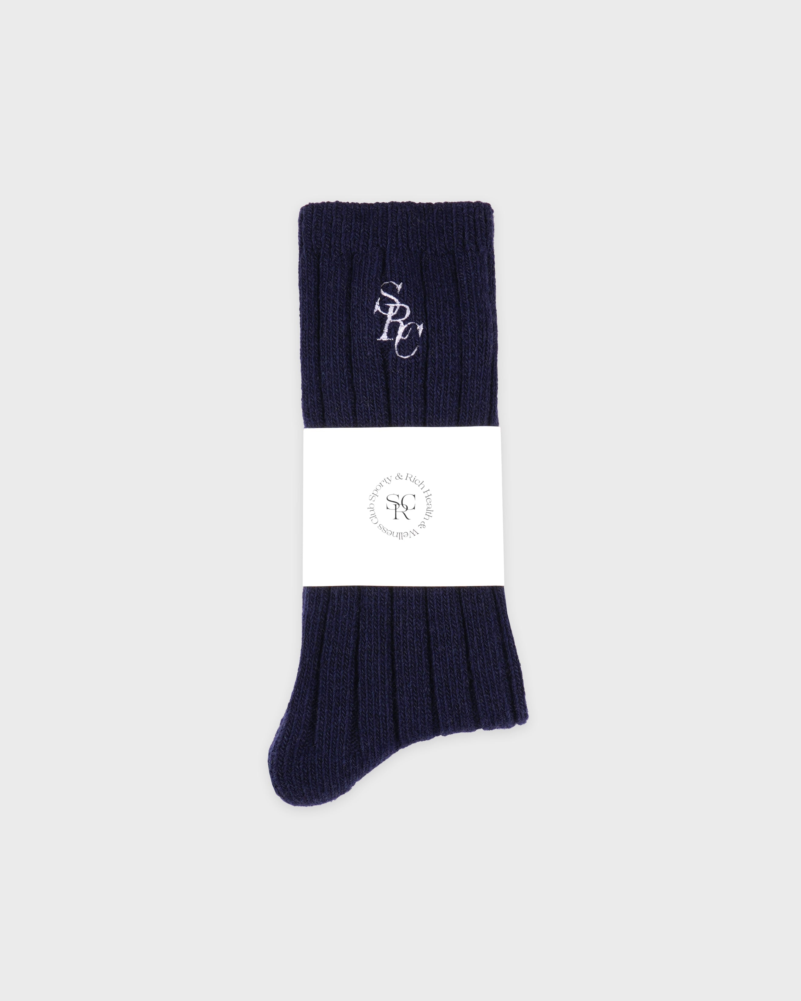 SRC Cashmere Socks - Navy