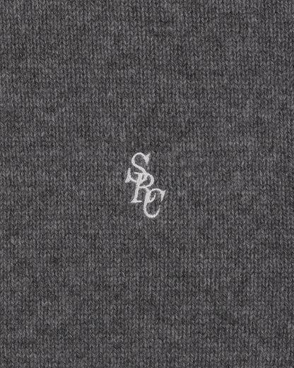 SRC Cashmere Sweater - Cool Gray/White
