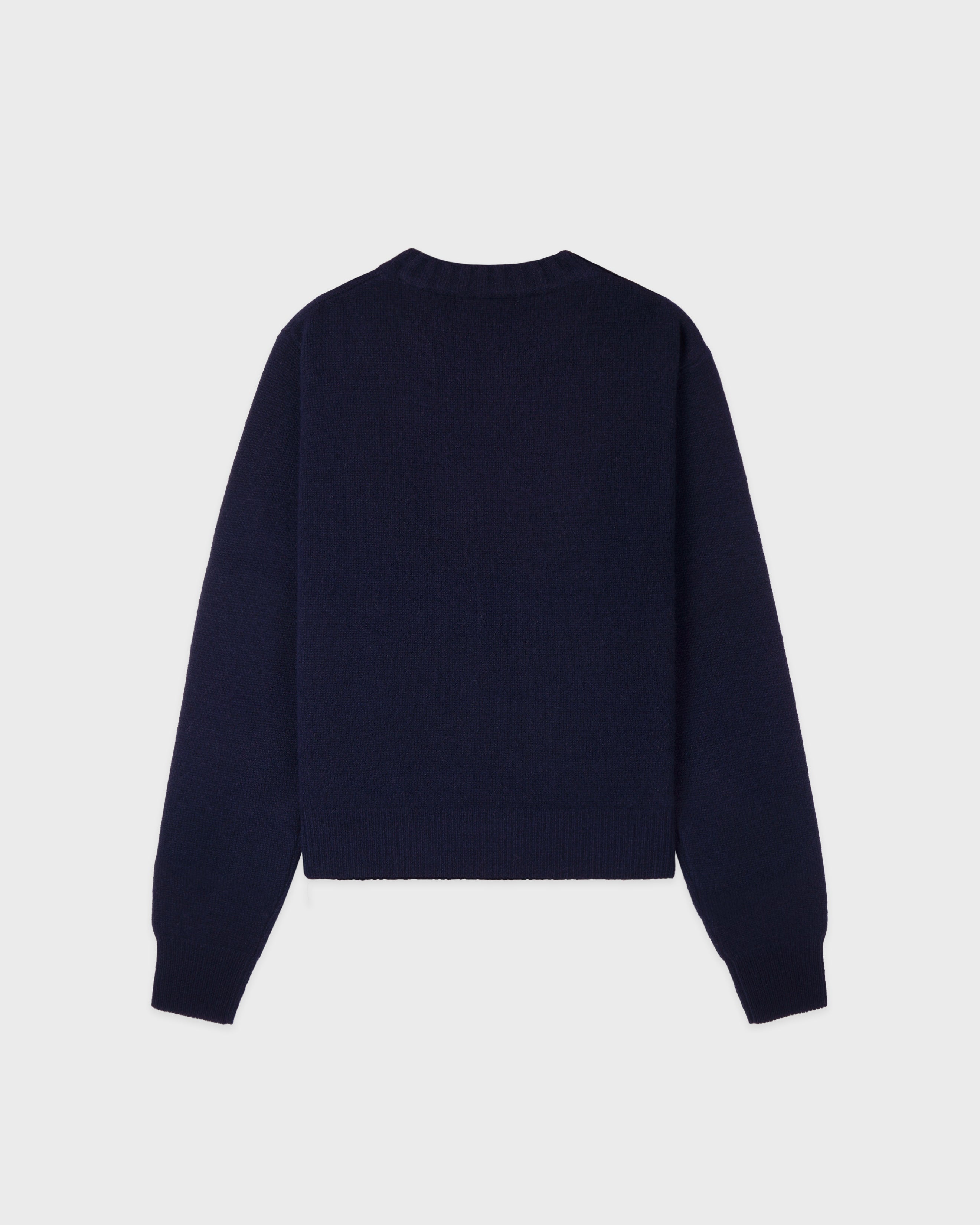 SRC Cashmere Sweater - Navy/White