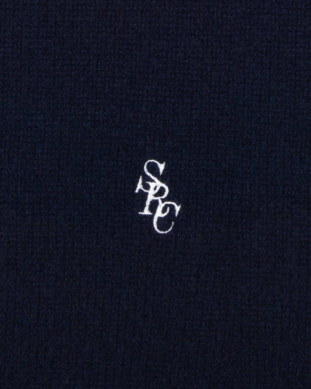SRC Cashmere Sweater - Navy/White