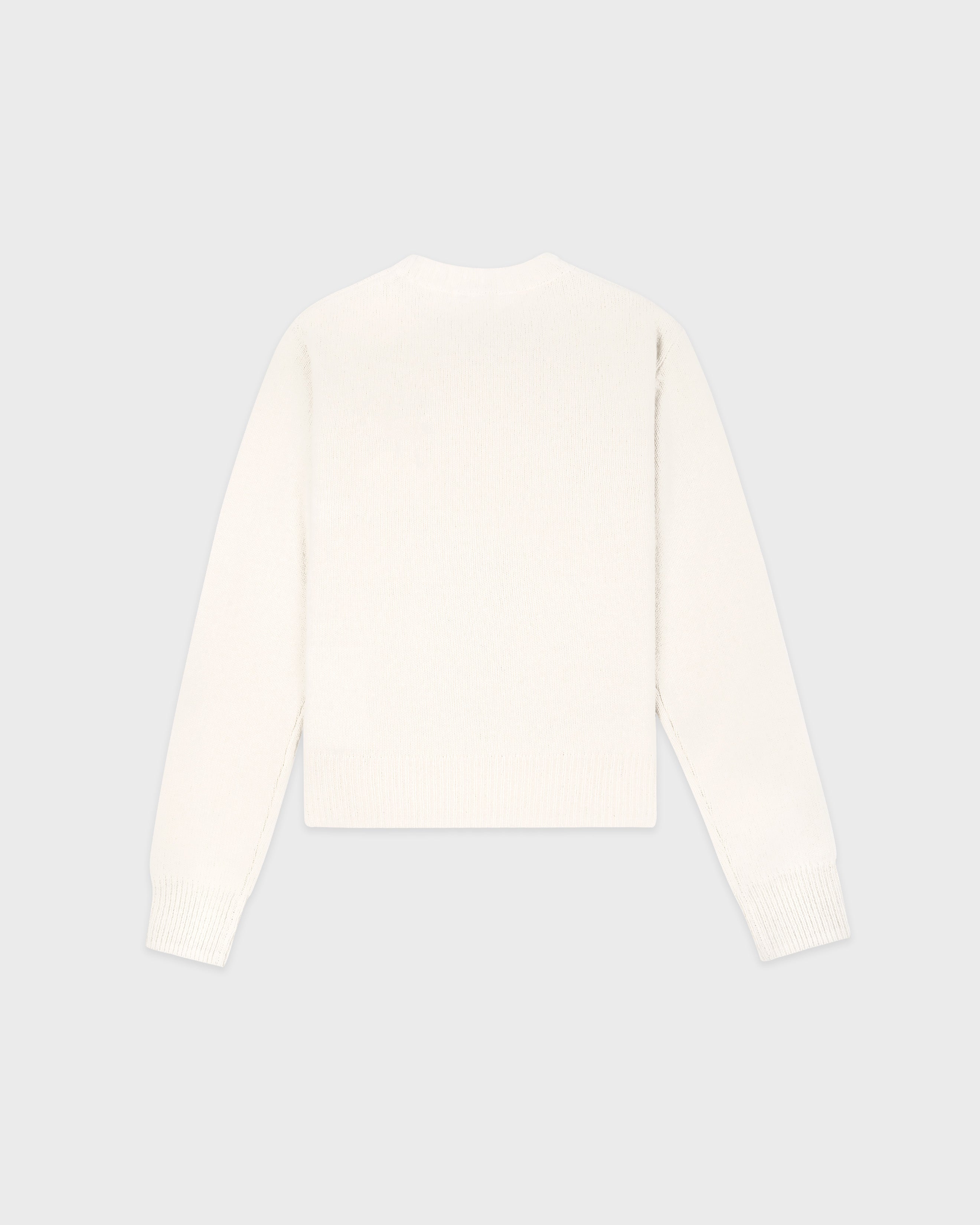 SRC Cashmere Sweater - Ecru/Navy