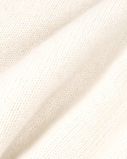 SRC Cashmere Sweater - Ecru/Navy