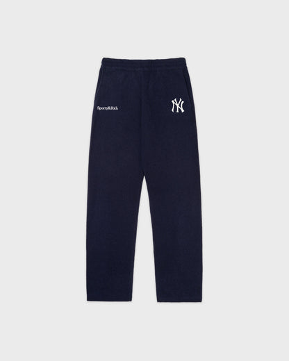 Heritage Yankees Serif Cashmere Trousers - Navy/White