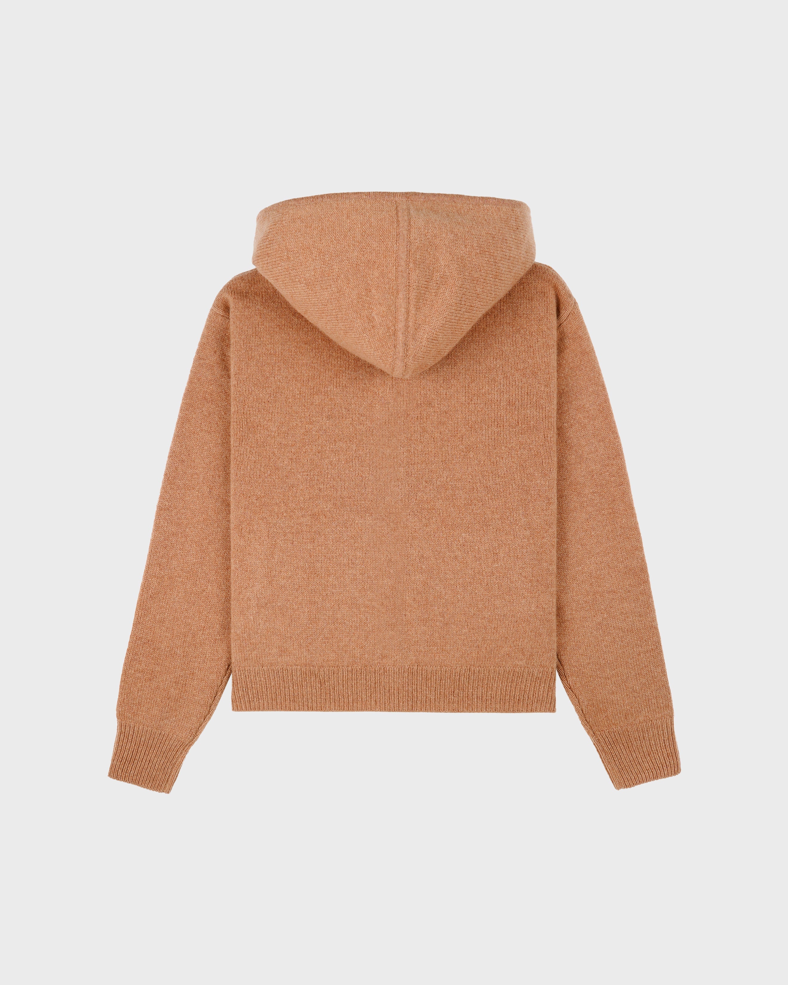 SRC Cashmere Zip Hoodie - Camel