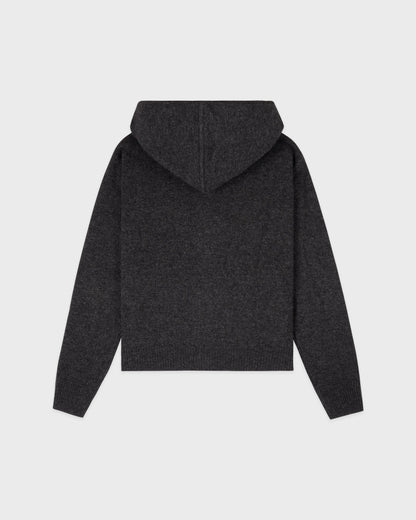 SRC Cashmere Zip Hoodie - Dark Grey