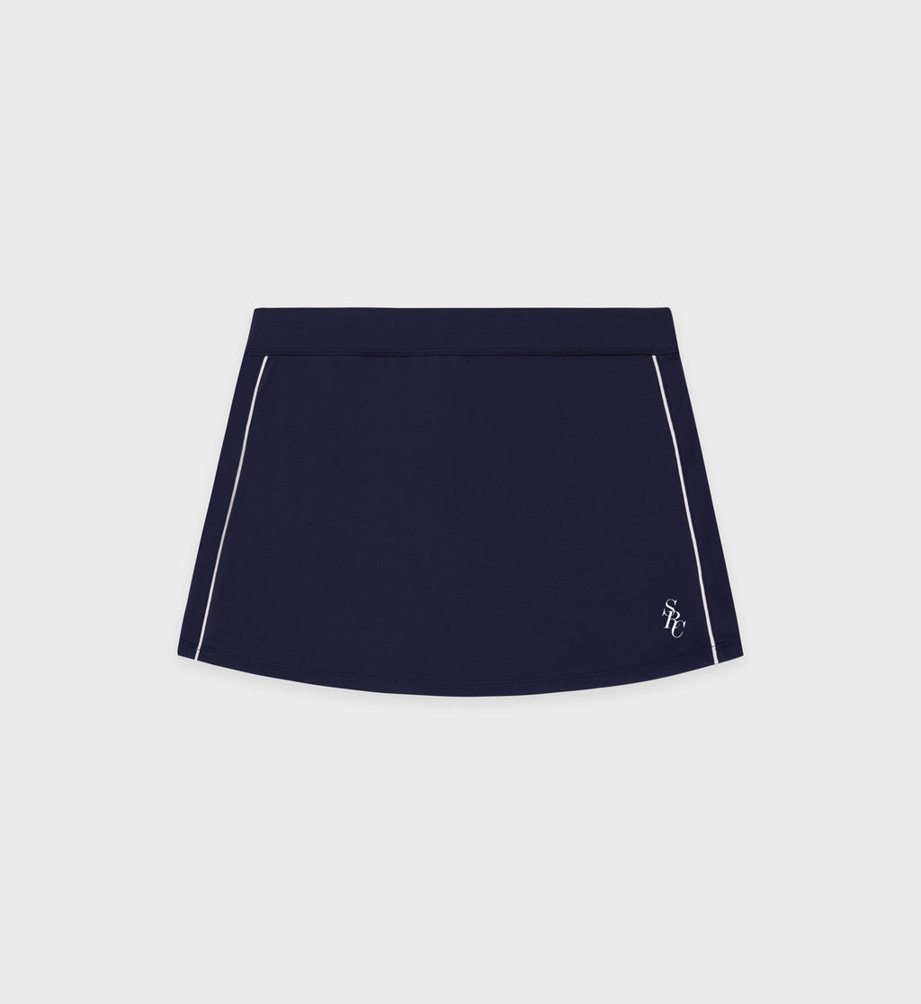 SRC Court Skirt - Navy/White
