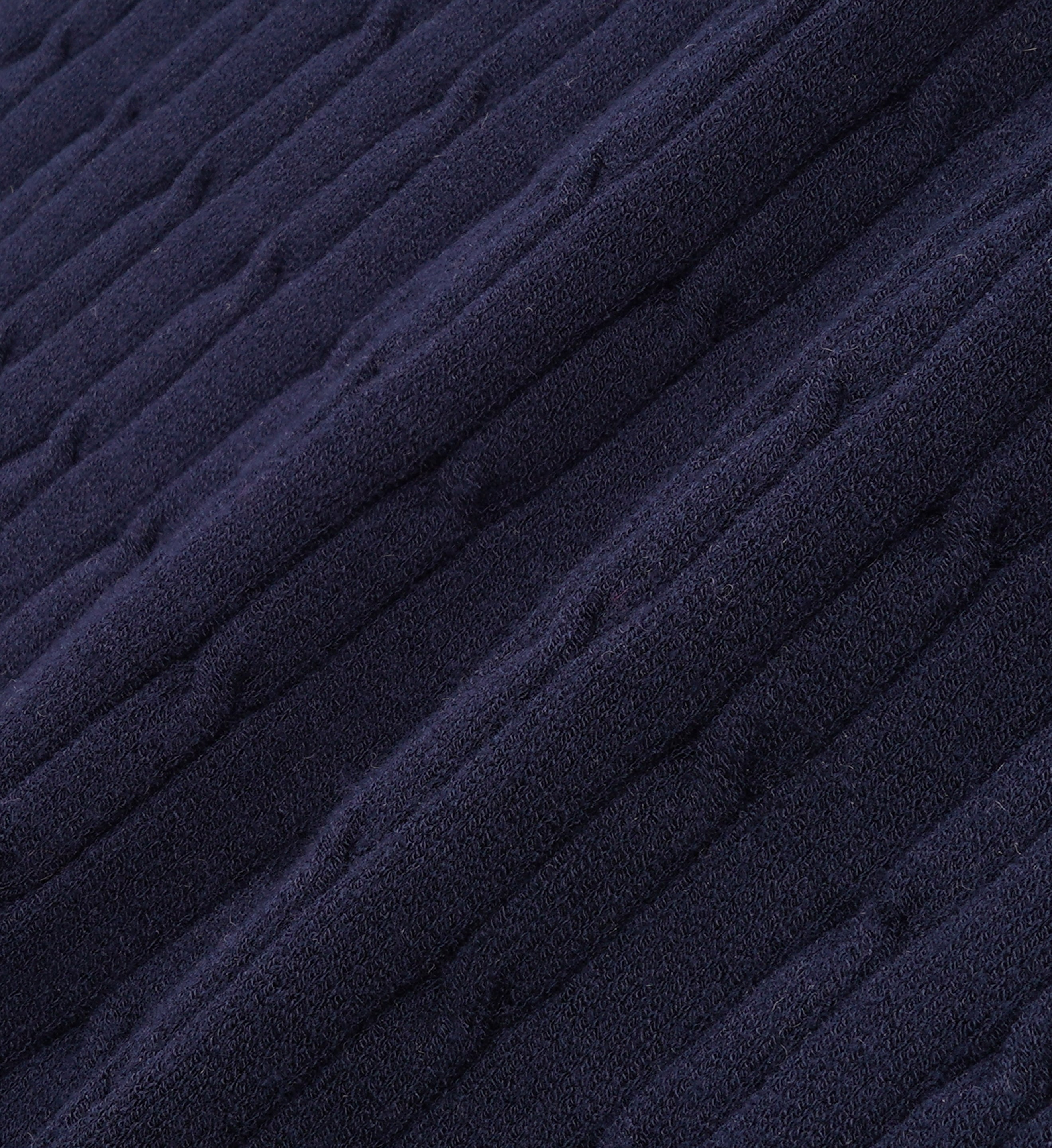 SRC Mini Cable Polo - Navy/White